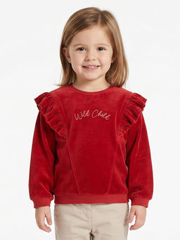 MINI KLUB - Kids Girls Sweatshirt - Red