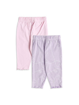 MINI KLUB - New Born Baby Girls Trousers - Multi-Color (Pack of 2)