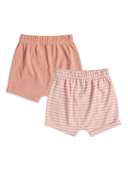 MINI KLUB - New Born Baby Girls Shorts - Multi-Color (Pack of 2)