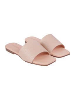 LAZERA SHOES - Womens Effortless Flat Everyday Casual Chappal Peach