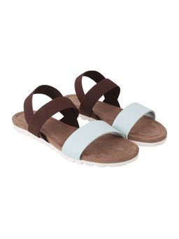 LAZERA SHOES - Womens Relaxed Fit Flat Weekend Sandal Multi-Color