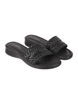 LAZERA SHOES - Womens Ultimate Comfort Sandals Casual Chappal Black