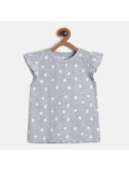 MINI KLUB - Kids Girls Grey Knit Top