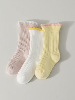 Hopscotch - Textured Socks (Pack Of 3)