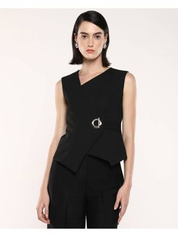 RAREISM - Women Achilles Black Fitted Top