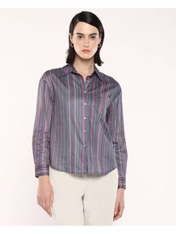 RAREISM - Women Aodh Grey Regular Shirt
