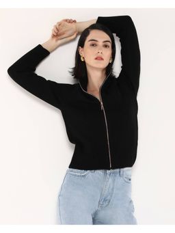 RAREISM - Women Jagger Black Relaxed Jacket