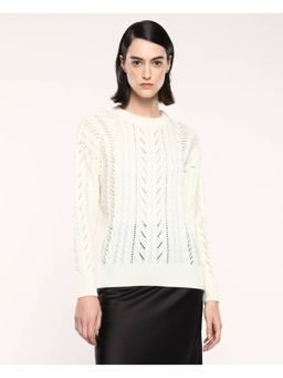 RAREISM - Women Kaya Off-White Regular Sweater