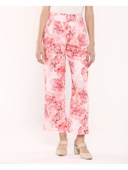 RAREISM - Women Quzal Pink Straight Trouser