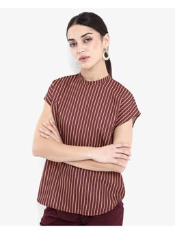 RAREISM - Women Lossa Maroon Relaxed Top