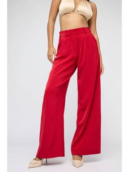 FREAKINS - Red Claret Adjustable Korean Pant