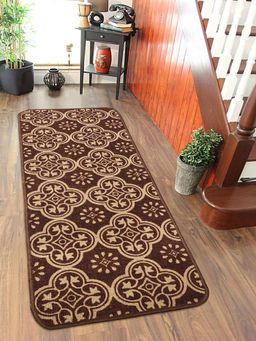 Saral Home - Jute Multiuse Runner With Strong Backing-Brown-45X120 Cm