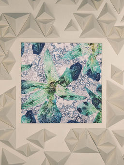 UNALLUME BY NISHA - Multi-Colour Floral Pocket Square