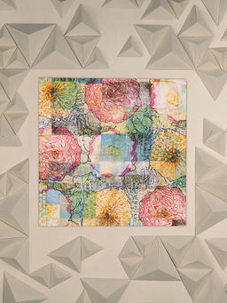 UNALLUME BY NISHA - Multi-Colour Floral Pocket Square