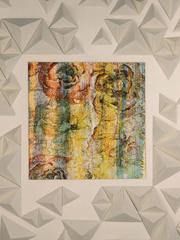 UNALLUME BY NISHA - Multi-Colour Tie & Dye Pocket Square