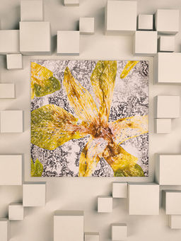 UNALLUME BY NISHA - Yellow Printed Pocket Square