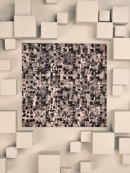 UNALLUME BY NISHA - Multi-Colour Printed Pocket Square