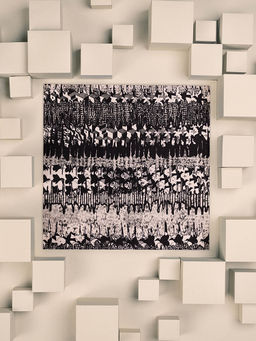 UNALLUME BY NISHA - Multi-Colour Printed Pocket Square