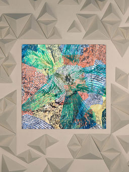 UNALLUME BY NISHA - Multi-Colour Printed Pocket Square