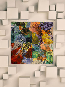 UNALLUME BY NISHA - Multi-Colour Printed Pocket Square