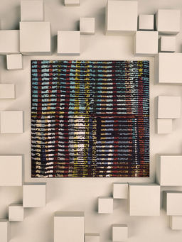 UNALLUME BY NISHA - Multi-Colour Printed Pocket Square