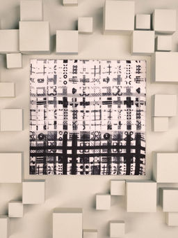 UNALLUME BY NISHA - Multi-Colour Printed Pocket Square