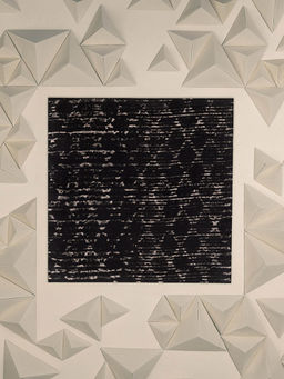 UNALLUME BY NISHA - Black Printed Pocket Square
