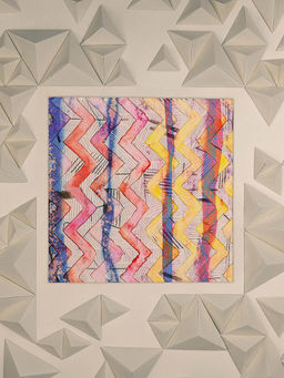 UNALLUME BY NISHA - Multi-Colour Printed Pocket Square