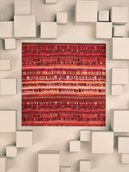 UNALLUME BY NISHA - Multi-Colour Printed Pocket Square