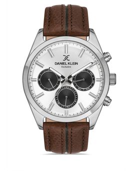 Daniel Klein Exclusive - Analog Silver Dial Men's Watch-DK.1.13314-1