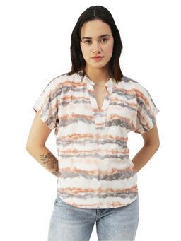 Moomaya - Women Multi-Color Tie & Dye Top