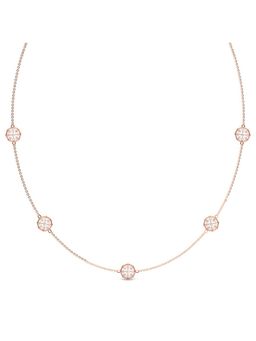 Candere by Kalyan Jewellers - 18K Rose Gold BIS Hallmark and CZ Necklace for Women