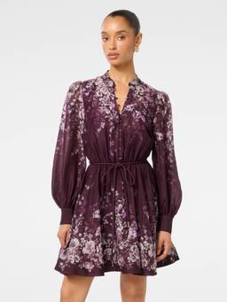 Forever New - Anastasia Petite Printed Skater Mini Dress with Belt (Set of 2)
