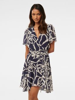 Forever New - Kora Petite Asymmetric Flutter Sleeve Mini Dress with Belt (Set of 2)