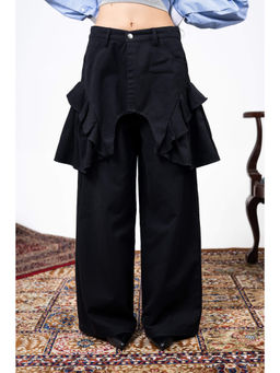 THNWHN - Black Audrey Skirt Pant