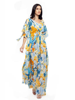 MANDIRA WIRK - Cotton Lurex Printed Dress