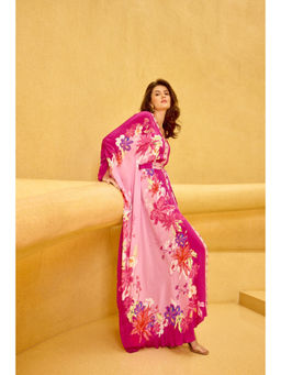 MANDIRA WIRK - Floral Placement Kaftan Dress