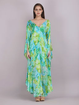 MANDIRA WIRK - Tropical Breeze Kaftan Dress