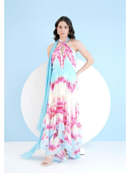 MANDIRA WIRK - Pink Dune Asymmetric Dress