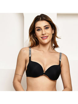 PrettyCat - Front Open Multi Way Black Pushup Bra