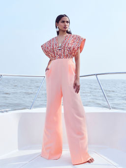 Nirmooha - Multi-Color Sequin Printed Jumpsuit