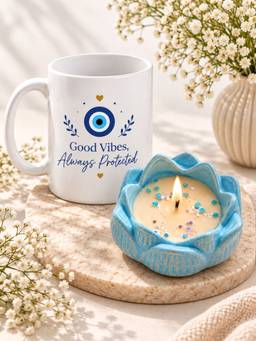 VIRAASI - Lotus Evil Eye Protection Gift Set