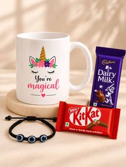 VIRAASI - Evil Eye Unicorn Chocolate Gift Combo
