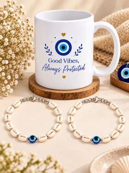 VIRAASI - Evil Eye Kodi Anklet Mug Combo