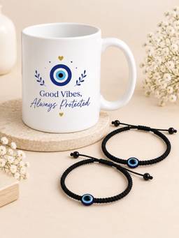 VIRAASI - Evil Eye Anklet Mug Gift Set