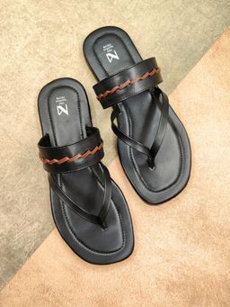 The Madras Trunk - Mystra Sandals In Black