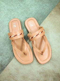 The Madras Trunk - Mystra Sandals In Tan