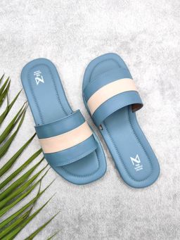 The Madras Trunk - Zayn Sandals In Blue