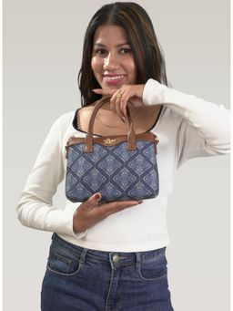 LIVRO - Womens Black Vegan Leather Sling Bag with Handle