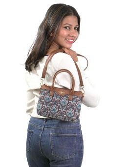 LIVRO - Womens Pink Vegan Leather Sling Bag with Handle